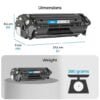 cartridge image dimension details